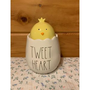 Rae Dunn Tweet Heart Canister NIB